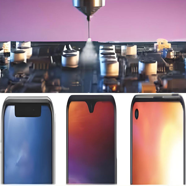 手机组件_边框点胶样品